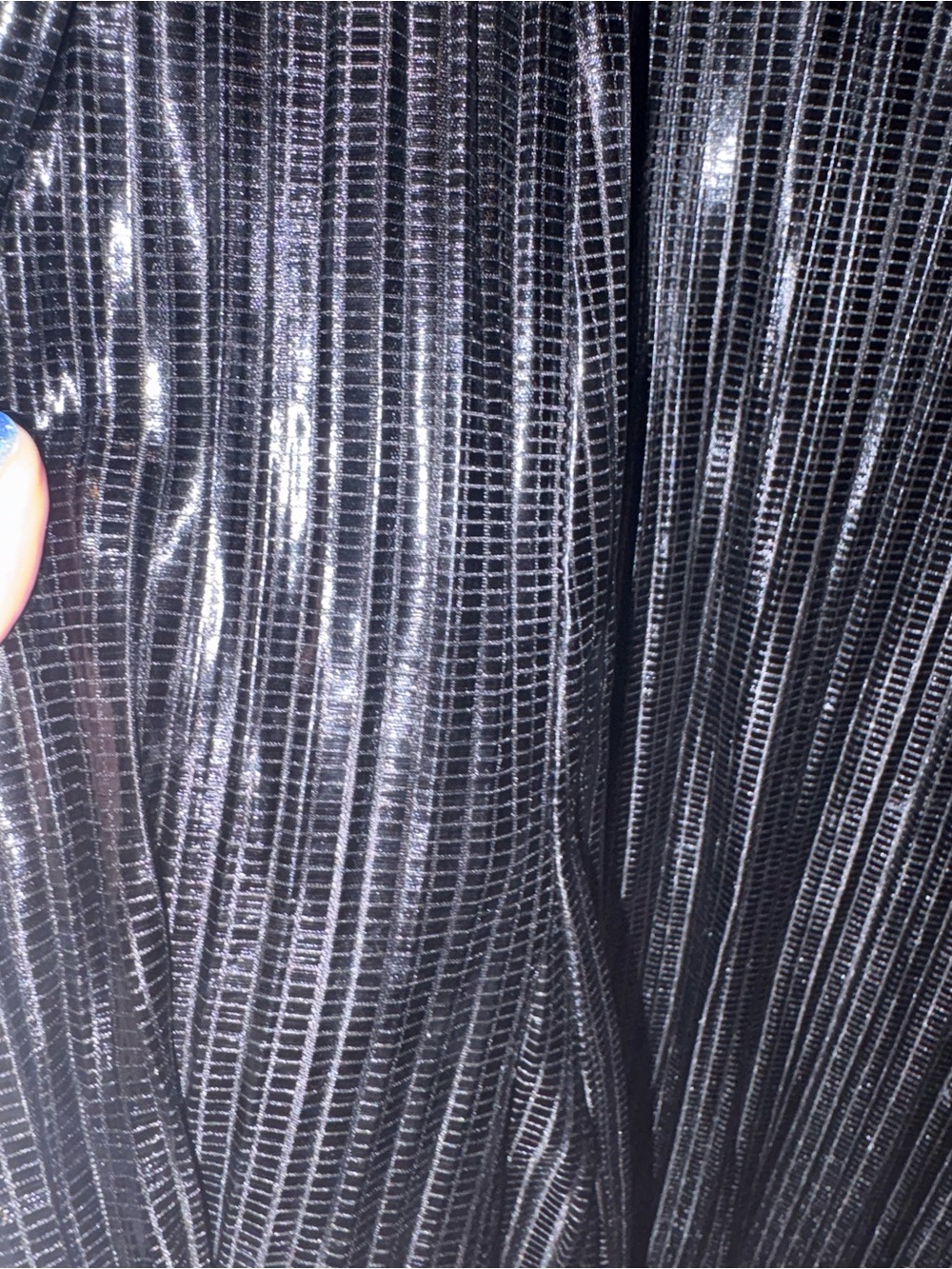 Anthropologie Metallic Pleated Midi Skirt - Picture 8 of 10